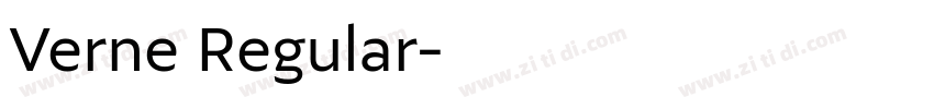 Verne Regular字体转换